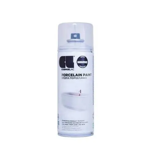Vopsea spray efect portelan N401 alb Cosmos 0064014