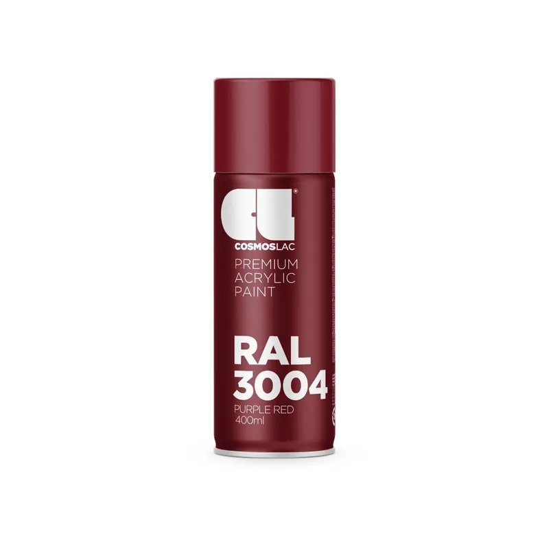 Vopsea spray acrylic RAL3004 rosu purple 400ml Cosmos 0143004