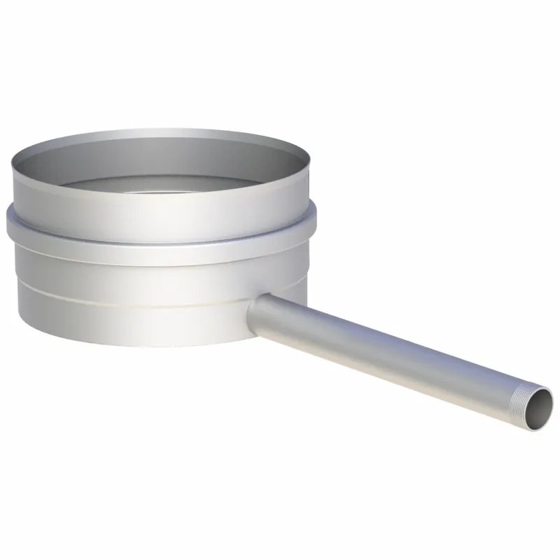 Baza condens fi180 picurator lateral - Inox 316L - 0,6 mm