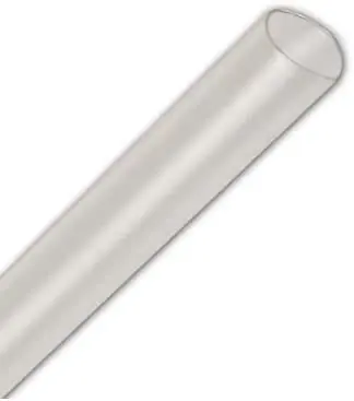 19/6 - Tub termocontractabil transparent cu adeziv 19mm la 6mm - 1,22m/buc