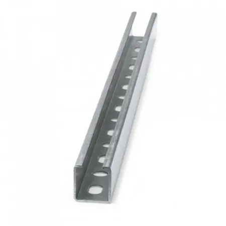 3 Sina perforata MS zincat, 27 x18 x 1,25 x 2000 mm